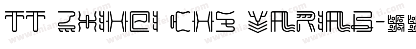 TT ZhiHei CHS Variab字体转换